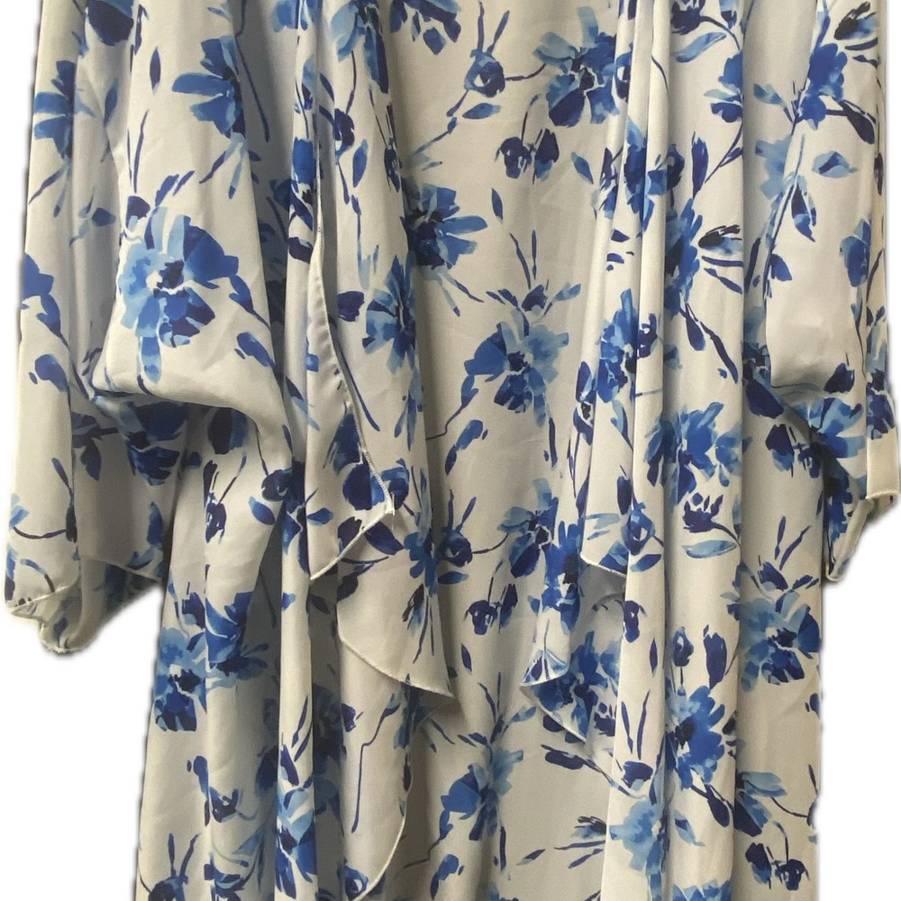 LuLaRoe Blue Floral Kimono